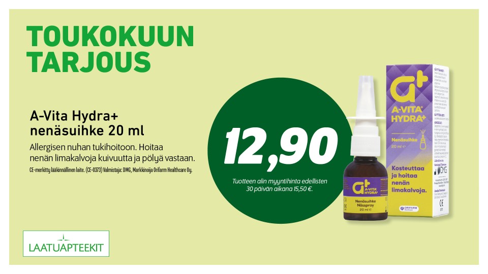 A-Vita Hydra+ nenäsuihke 20 ml