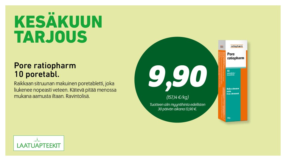 Pore ratiopharm 10 poretabl.
