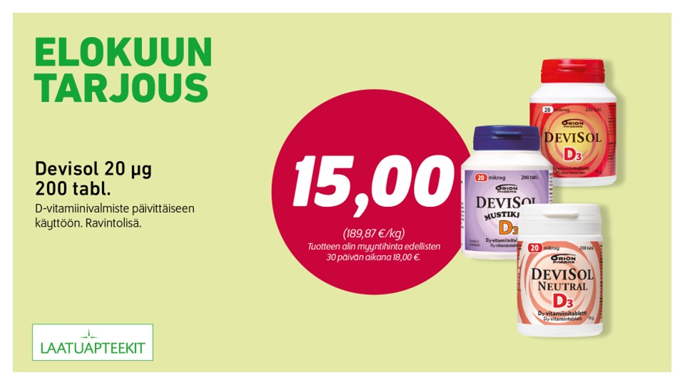 Devisol 20 µg 200 tabl.
