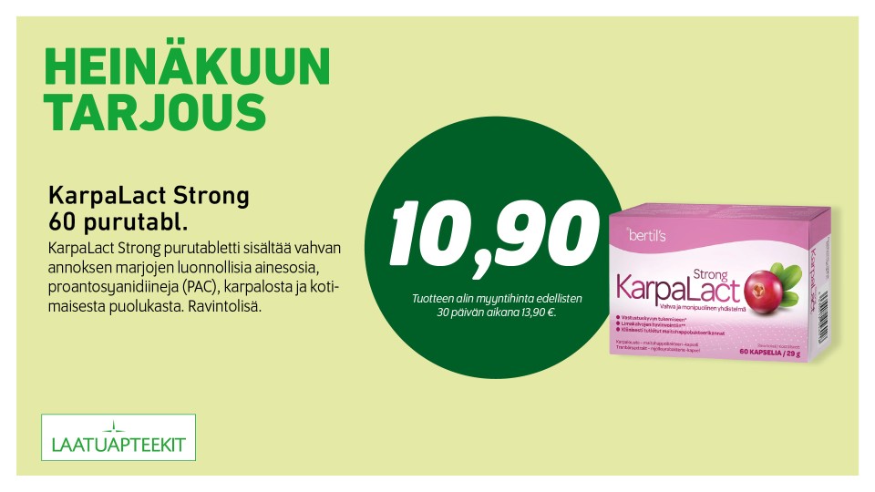 KarpaLact Strong 60 purutabl.