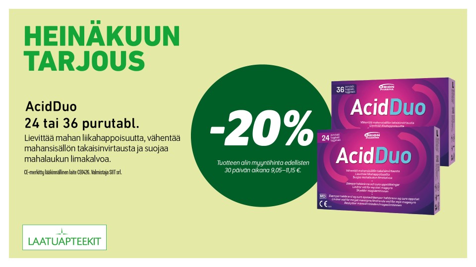 AcidDuo 24 tai 36 purutabl.  -20 %