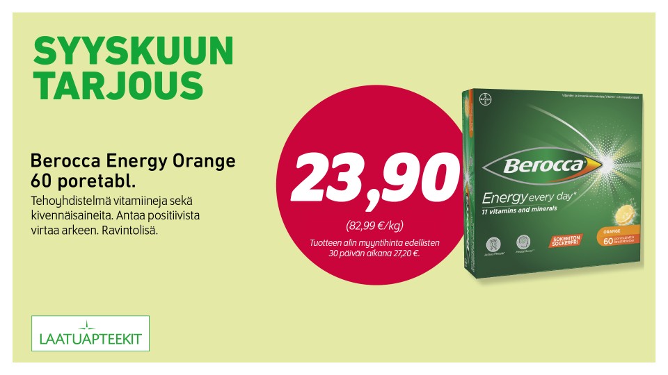 Berocca Energy Orange 60 poretabl.