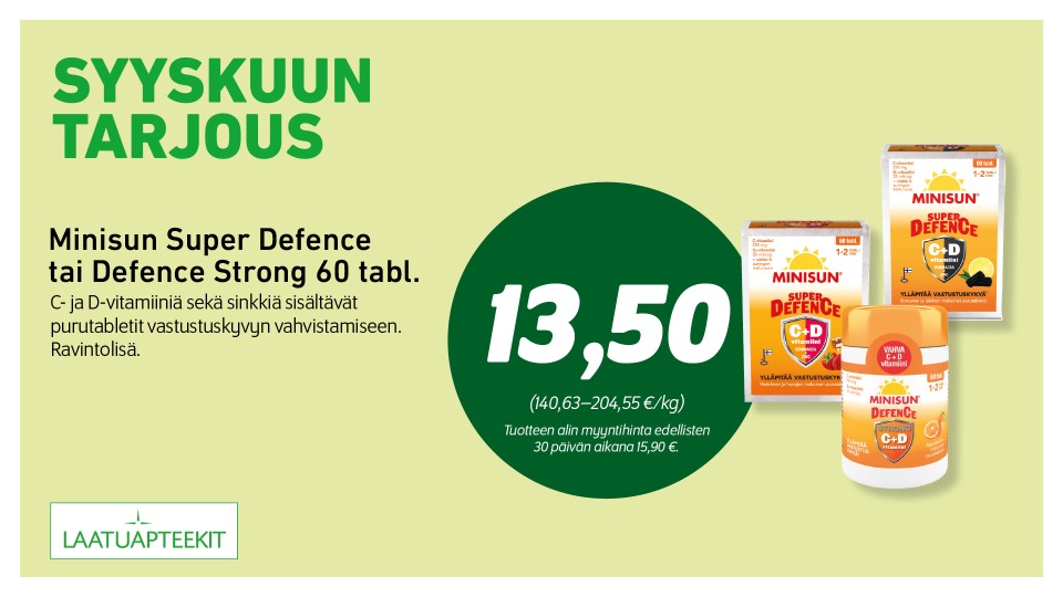 Minisun Super Defence tai Defence Strong 60 tabl.