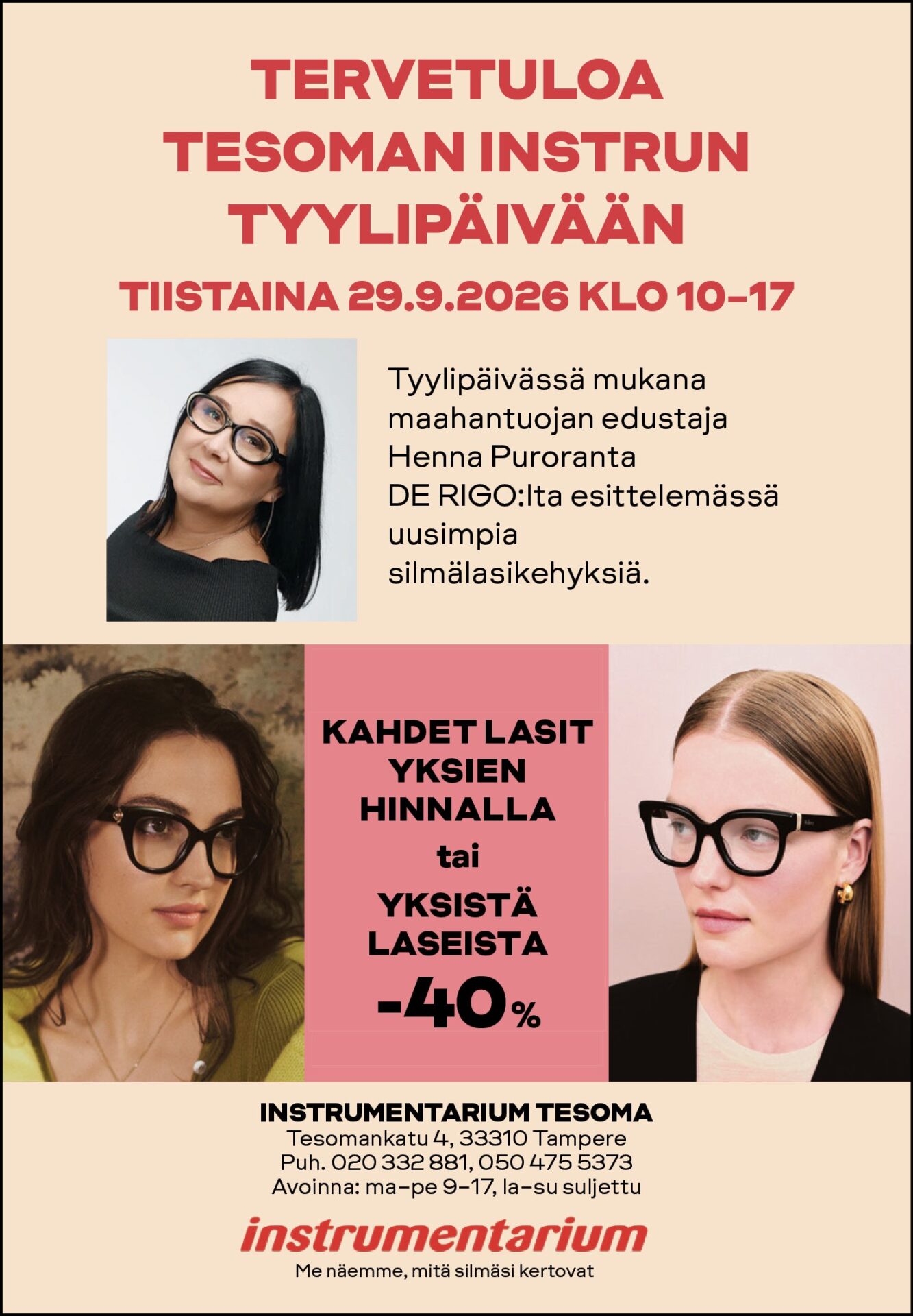 Tyylipäivä Instrumentariumissa 29.9.2026